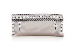 PRADA - A SATIN AND BEADWORK CLUTCH