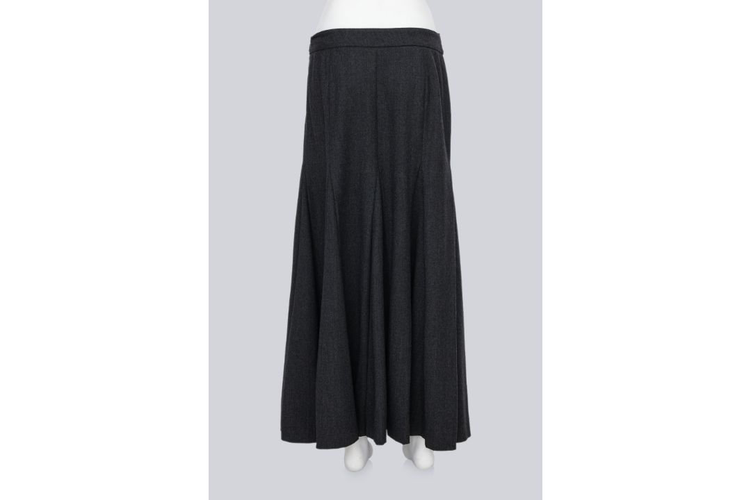 PRADA - A 1990 GREY TRUMPET GODET SKIRT - Image 3 of 3