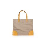 PRADA - A CANAPA CANVAS TOTE BAG
