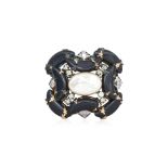 SCHREINER NEW YORK & BALENCIAGA - TWO BROOCHES