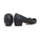 FERRAGAMO - A PAIR OF VARA LEATHER BLOCK PUMPS - Image 2 of 3