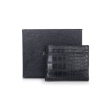 PRADA - A CROCODILE LEATHER WALLET