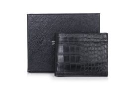 PRADA - A CROCODILE LEATHER WALLET