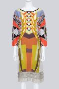 ETRO - A MULTI-PRINT SILK DRESS