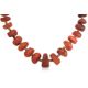 A POLISHED AMBER NECKLACE - Image 1 of 2