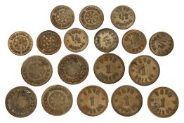 BRITISH NORTH BORNEO - LONDON BORNEO TOBACCO TOKENS (18)