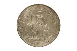 GREAT BRITAIN BRITISH TRADE DOLLAR 1903/02 B OVERDATE