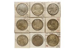 STRAITS SETTLEMENTS EDWARD VII, ONE DOLLAR 1903-1909 (9)