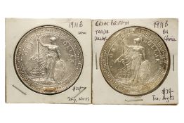 GREAT BRITAIN BRITISH TRADE DOLLAR 1911 B (2)