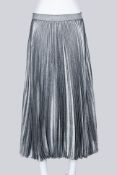 CHRISTOPHER KANE - AN A/W 2015 'LAME' METALLIC PLEATED SKIRT