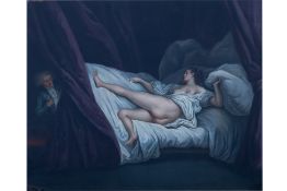 FOLLOWER OF JEAN-FREDERICK SCHALL (FRENCH, 1752-1825) - A LADY IN HER BOUDOIR
