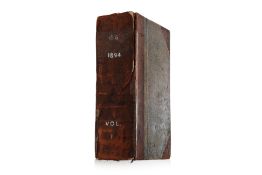 STRAITS SETTLEMENTS GOVERNMENT GAZETTE 1894, VOL.1