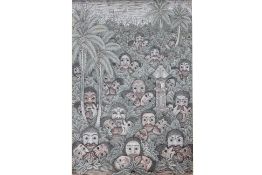 KETUT KEBUT (INDONESIAN B.1940) MASKS