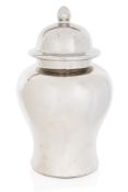 A LARGE EICHHOLTZ BALUSTER JAR AND COVER