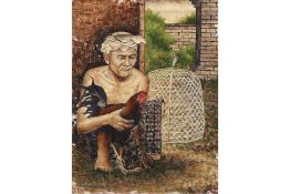 CAK KANDAR (INDONESIAN, B.1948) - FEATHER ARTWORK