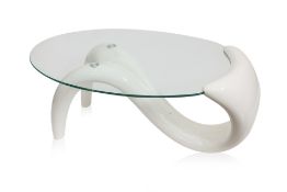 A SCULPTURAL COFFEE TABLE