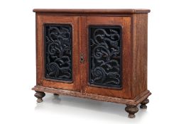 A TEAK CABINET