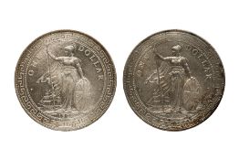 GREAT BRITAIN BRITISH TRADE DOLLAR 1903/2 B OVERDATES (2)