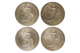 GREAT BRITAIN BRITISH TRADE DOLLAR 1897-1900 (4)