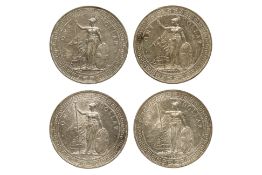 GREAT BRITAIN BRITISH TRADE DOLLAR 1897-1900 (4)