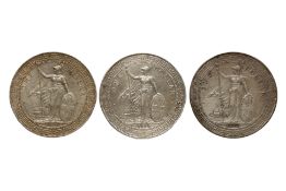 GREAT BRITAIN BRITISH TRADE DOLLAR 1925; 1929 B (3)