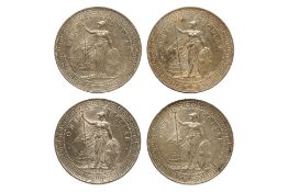 GREAT BRITAIN BRITISH TRADE DOLLAR 1897; 1897 B; 1898 B (4)