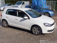 2012 VOLKSWAGEN GOLF MATCH TDI 1598cc 5 Speed Manual Diesel 5 Door Hatchback (White) SD62KZH