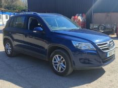 2010 VOLKSWAGEN TIGUAN S TDI 4MOTION 140 1968cc 6 Speed Manual Diesel Estate (Blue, 157k) VU10TUW