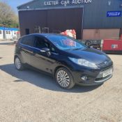 2010 FORD FIESTA TITANIUM 68 TDCI 1399cc 5 Speed Manual Diesel 5 Door Hatchback (Black, 54k) CE60BJX