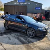 2008 AUDI A3 T FSI S LINE AUTO 1798cc 6 Speed Auto Petrol 5 Door Hatchback (Black, 129k) OU57HJN