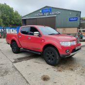 2014 MITSUBISHI L200 WARRIOR LB DCB DI-D 2477cc 5 Speed Auto Diesel Pick-Up (Red, 48k) PX14OYV