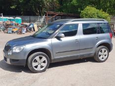 12/62 SKODA YETI SE TDI CR 110 1968cc 5 Spd Manual Diesel 5 Dr H/Back (Grey, 207k) AF62UXR