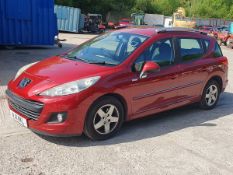 2011 Peugeot 207 Millesim SW Estate 1397cc 5 Speed Manual Petrol Estate (Red, 76k) WJ11NKL