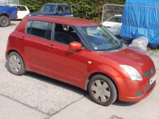 2007 SUZUKI SWIFT GL 1328cc 5 Speed Manual Petrol 5 Door Hatchback (Orange, 105k) WG07XDL
