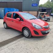 14/14 VAUXHALL CORSA S ECOFLEX 998cc 5 Speed Manual Petrol 5 Door Hatchback (Red, 84k) NA14BCZ