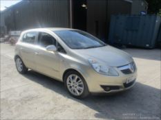 07/07 VAUXHALL CORSA DESIGN 1229cc 5 Spd Manual Petrol 5 Dr H/Back (Gold, 126k) NV07GDE