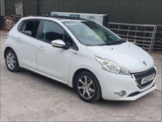 15/15 PEUGEOT 208 STYLE 1200cc 5 Spd Manual Petrol 5 Dr H/Back (White, 86k) SA15MYP
