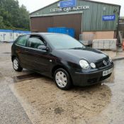 06/56 VOLKSWAGEN POLO S 64 1198cc 5 Speed Manual Petrol 3 Door Hatchback (Black, 123k) NA56OCR