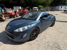 10/60 PEUGEOT RCZ SPORT THP 156 1598cc 6 Spd Manual Petrol Coupe (Blue, 73k) CX60WDG