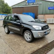 2002 TOYOTA RAV4 GX VVTI AUTO 1998cc 4 Speed Auto Petrol Estate (Black, 185k) KW52XGS