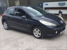 09/09 PEUGEOT 207 VERVE 1360cc 5 Speed Manual Petrol 3 Door Hatchback (Black, 126k) PJ09VTE