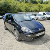 2014 FIAT PUNTO T-JET BLACK 2 1368cc 5 Speed Manual Petrol 3 Door Hatchback Black GU14WWL
