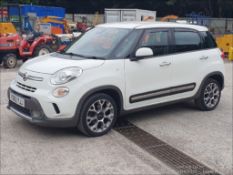 14/63 FIAT 500L TREKKING MULTIJET S- 1248cc 5 Spd Semi Auto Diesel MPV (White, 95k) YS63YJJ