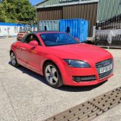 08/08 AUDI TT TFSI 1984cc 6 Speed Manual Petrol Convertible (Red, 83k) GF08OUO