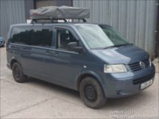 08/08 VOLKSWAGEN T-PORTER SHUT SE130 LWB A 2460cc 6 Spd Auto Diesel MPV (Grey), LG08JZH