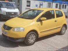07/07 VOLKSWAGEN URBAN FOX 55 1198cc 5 Spd Manual Petrol 3 Dr H/Back (Yellow), YR07UGT