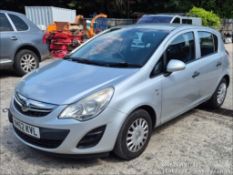 2012 VAUXHALL CORSA S AC ECOFLEX S/S 1299cc 5 SpeedManual Petrol 5 Dr Hatchback Silver,110k WN62KVL