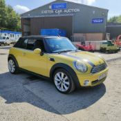 09/59 MINI COOPER CONVERTIBLE 1598cc 6 Speed Manual Petrol Convertible Yellow EY59ZDW