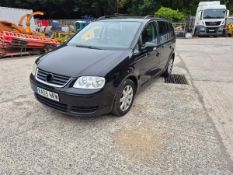 05/05 VOLKSWAGEN TOURAN SE TDI 1896cc 6 Speed Manual Diesel 7 Seater MPV (Black, 169k) RA05HRW