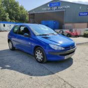 05/05 PEUGEOT 206 INDEPENDENCE 1124cc 5 Speed Manual Petrol 3 Door Hatchback (Blue, 59k) RK05YSG